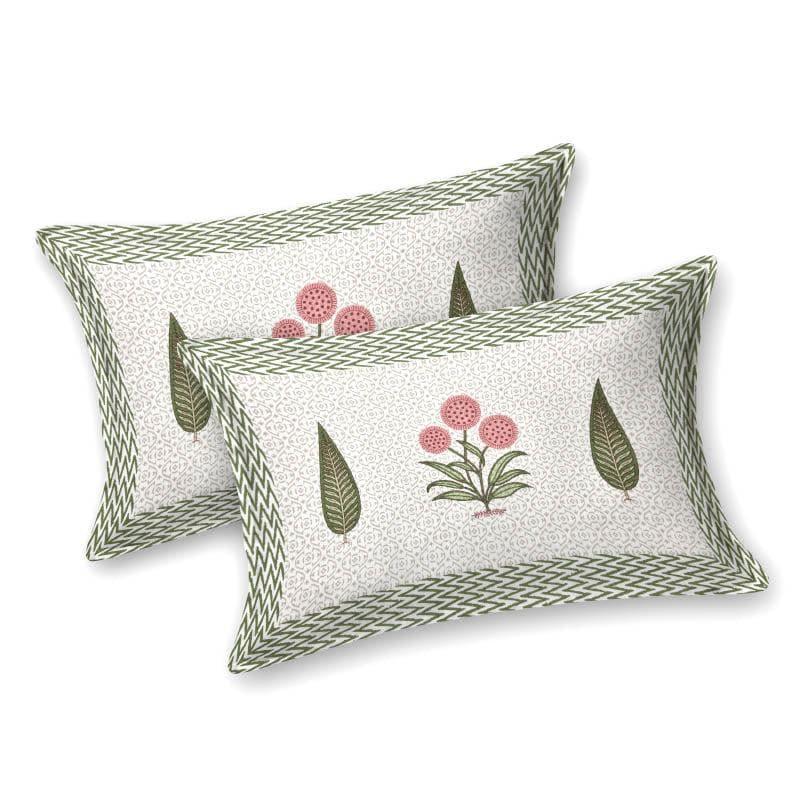 Gianni Printed Cotton Bedsheet (Green) - 200 TC media 4