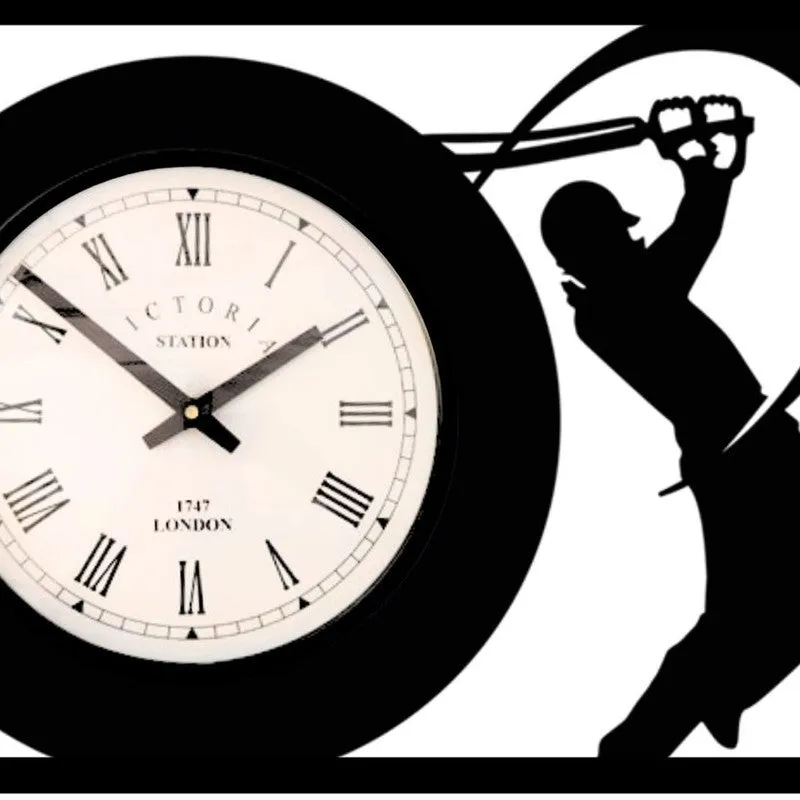 Cricknova Steel Analog Wall Clock - Black media 5