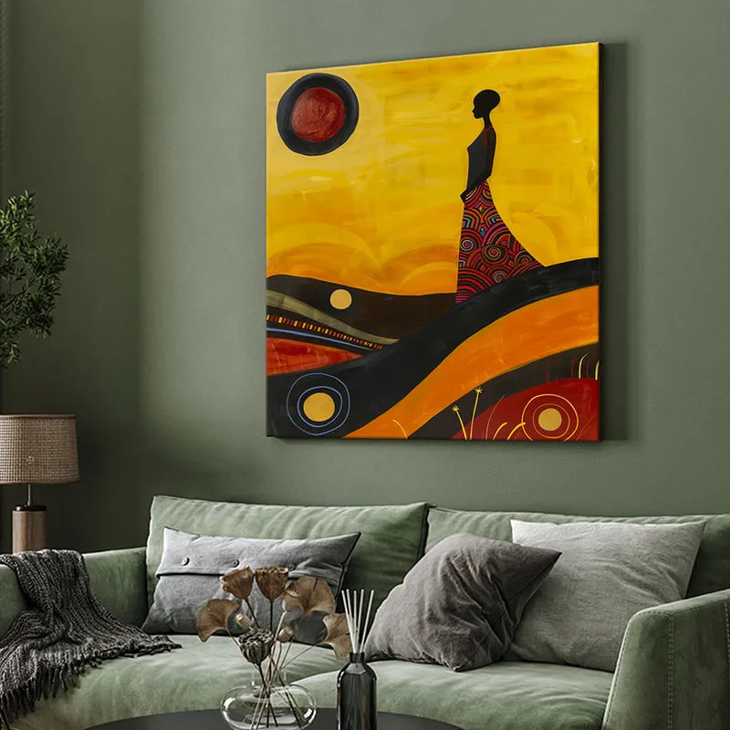 Naturalist Feminine Wall Painting media 4