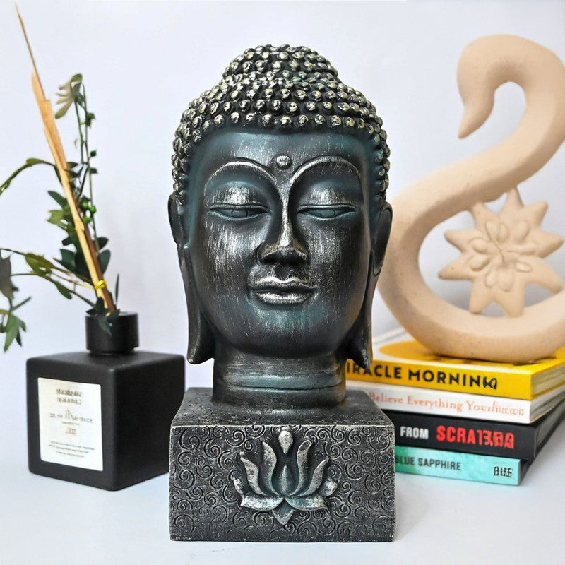 Serene Buddha Face Idol media 5