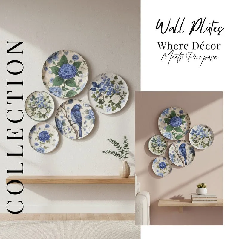 Serene Birdsong Wall Plates - Set of Five media 10