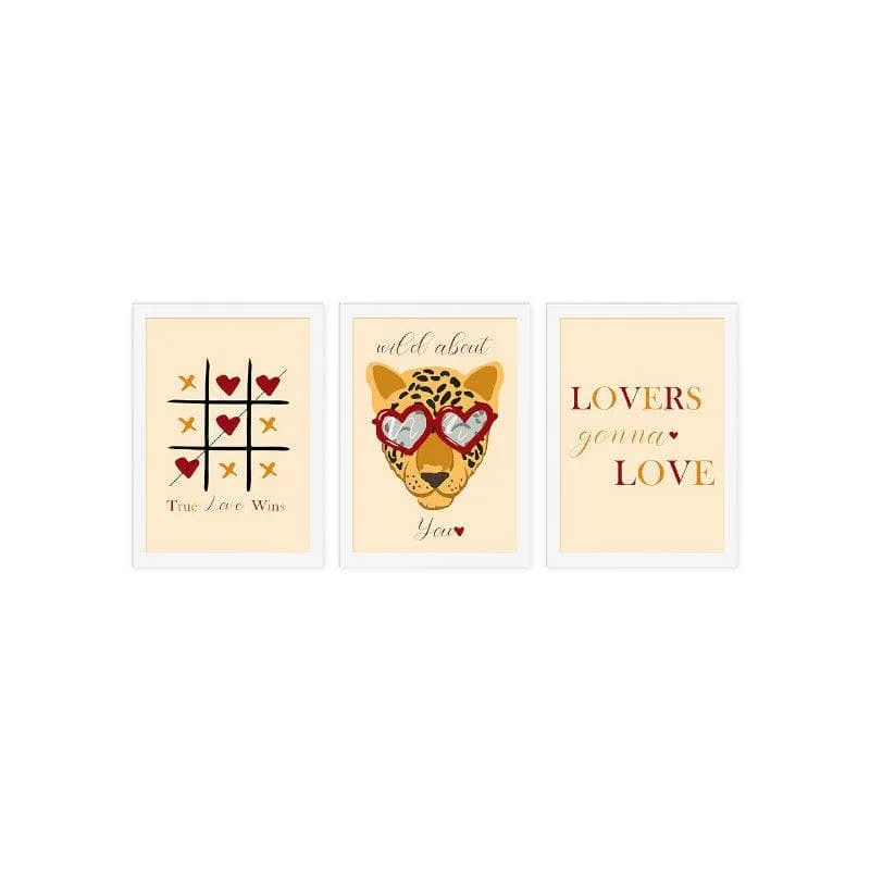 Love Is Love Paper Wall Art - Set Of Three media 3