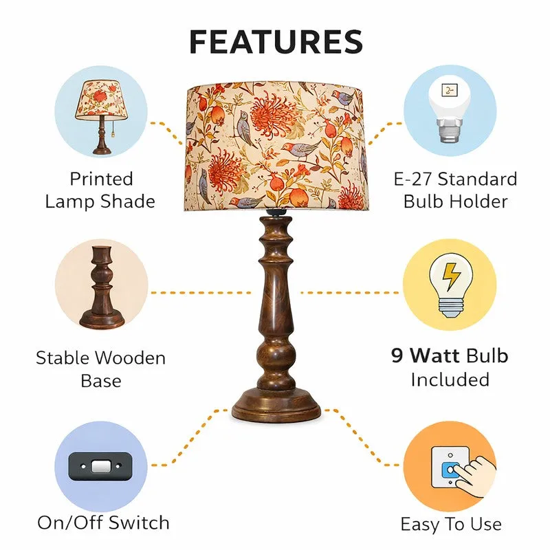 WingMuse Wooden Table Lamp media 5