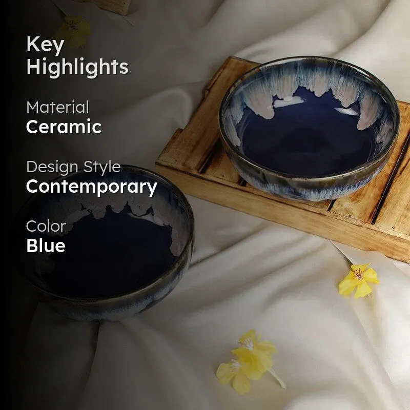 Halmi Handmade Serving Bowl - 750 ML media 2