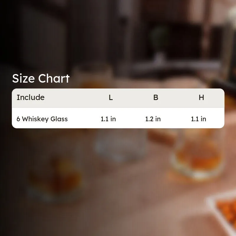SpinDram Whiskey Glasses (170 mL Each) - Set Of Six media 10