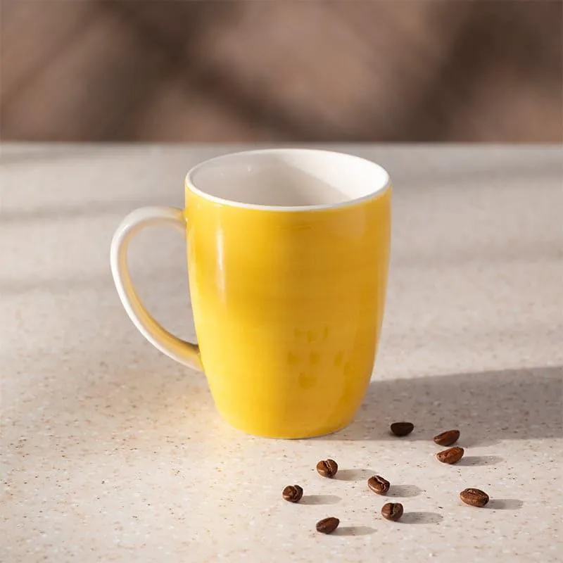 Wabi Porcelain Coffee Mug (295 mL) - Yellow media 3