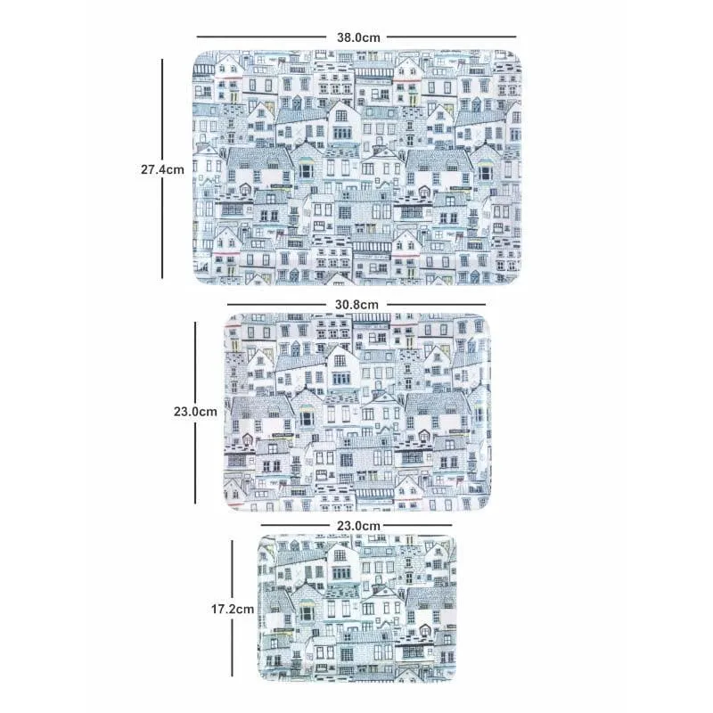 Blue City Serving Tray - Set Of Three media 4