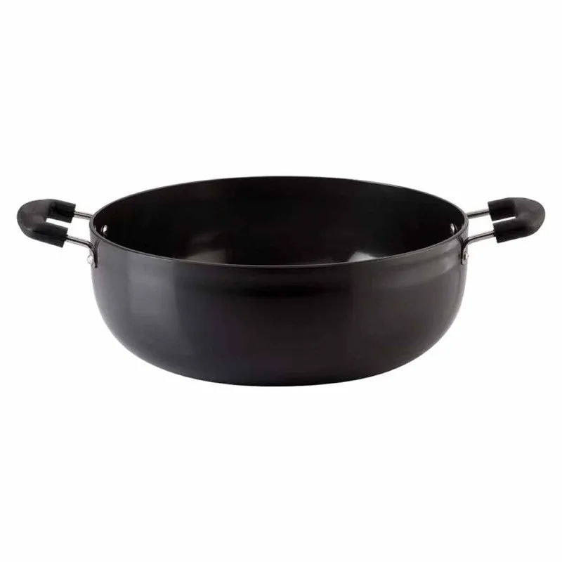 Vinod Cenric Hard Anodised Kadhai With Lid - 1600 mL/7 Inches media 8