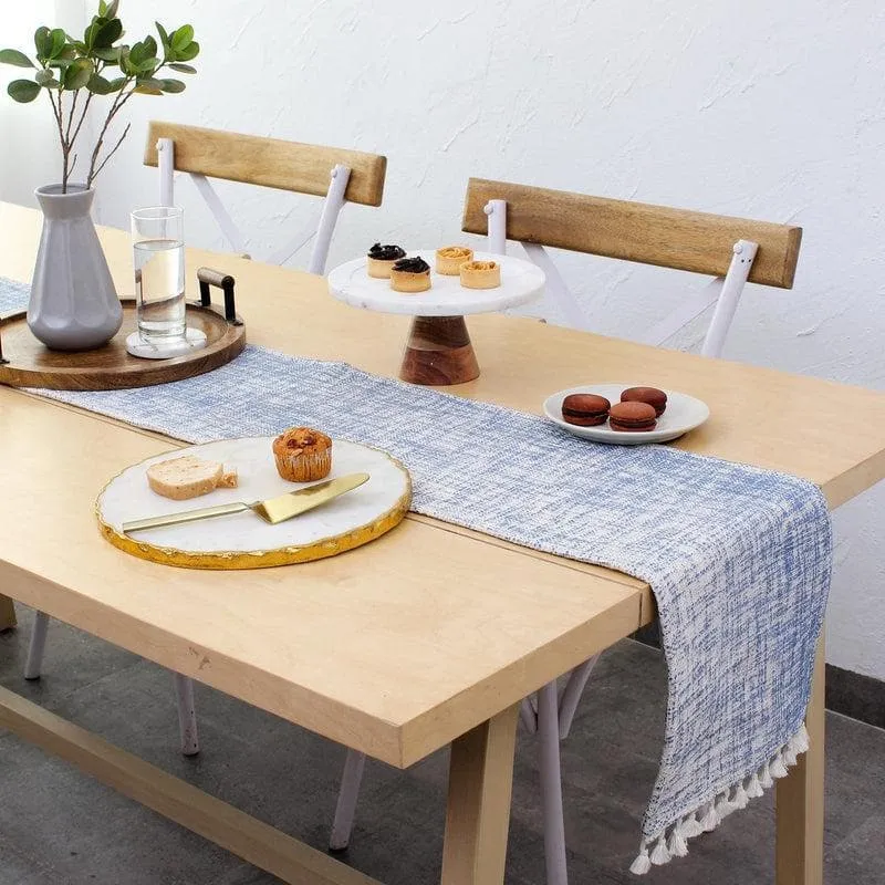 Arabian Sea Cotton Table Runner - Blue media 1