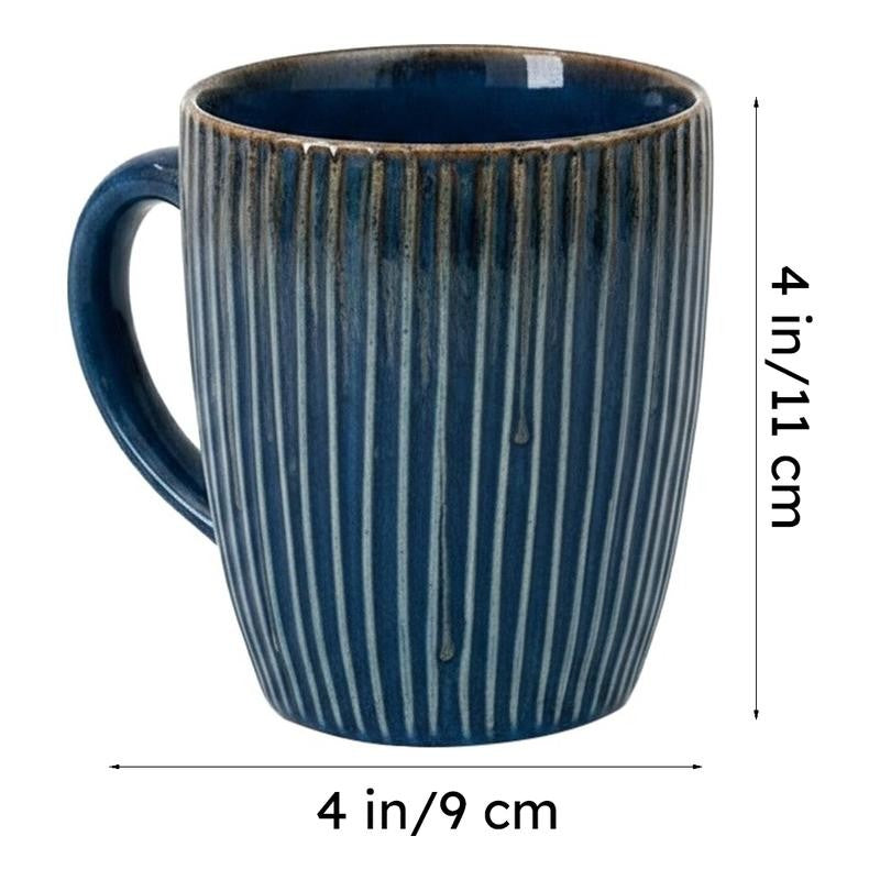 Hipashi-Mug Ceramic Coffee Mug (300 mL Each) - Set of Two media 6