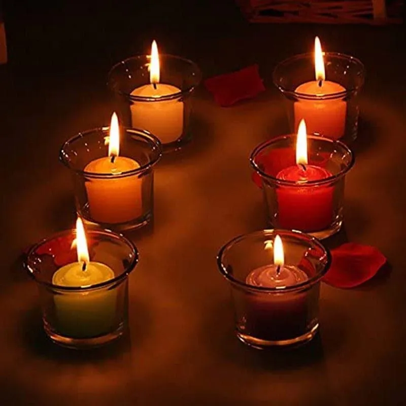 Uthena Tealight Candle Holder - Set Of Six media 1
