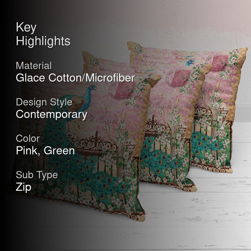 Mayukha Printed Cushion Cover Set - Set Of Three media 2