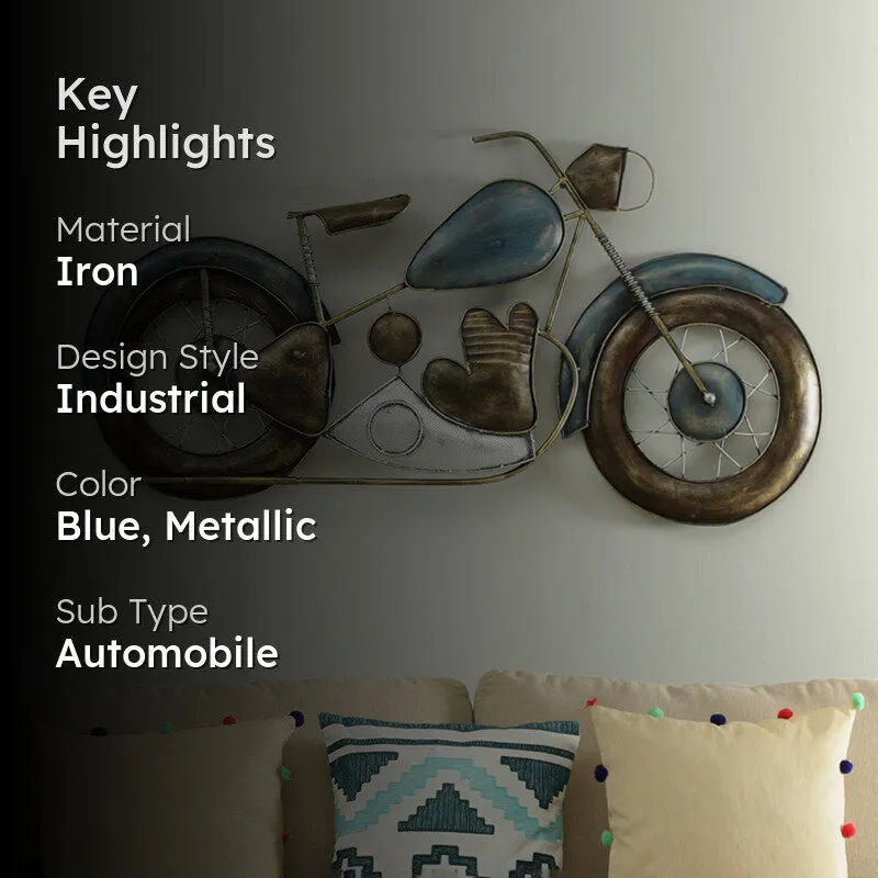 Antique Motorcycles Iron Wall Accent media 2