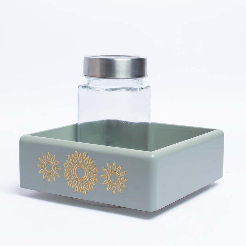 Igna Mandala MDF Rotating Jar Tray media 4