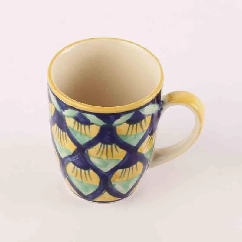Colorful Ceramic Coffee Mug (270 mL Each) - Set of Two media 6