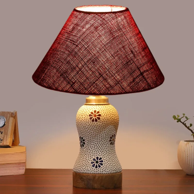Rattora Wooden Table Lamp - Multicolor media 3