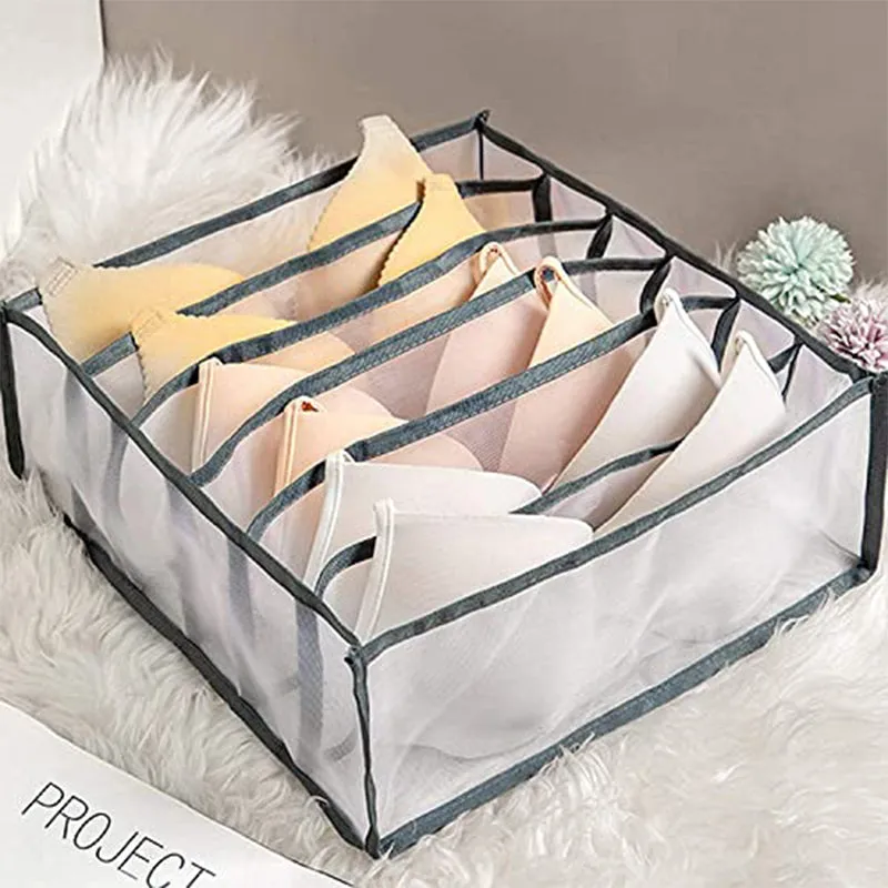 Aster Cloth Organizer (Grey) - Set Of Three media 3