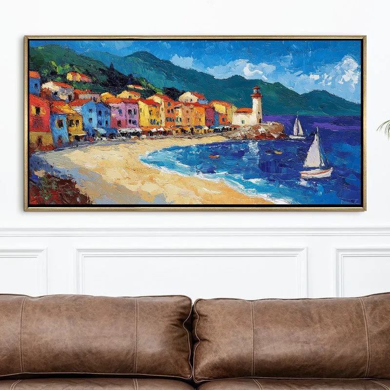 Coastelle Canvas Wall Painting With Frame media 4