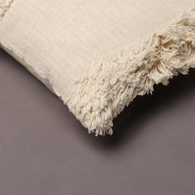 Hasha Ivory Tufted Cushion Cover media 4