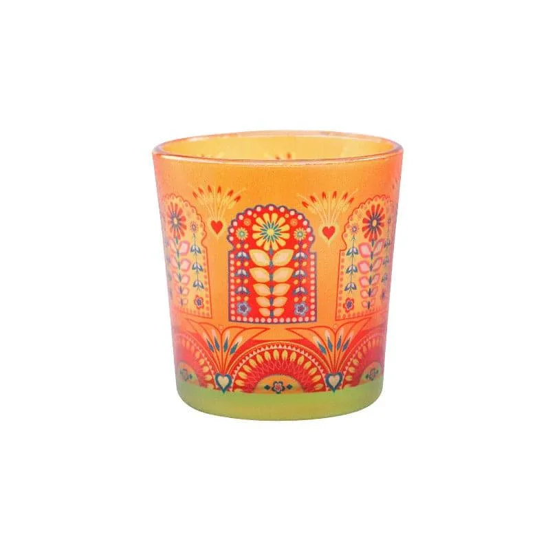 Vibrant Jharokha Candle Votive - Set Of Two media 4