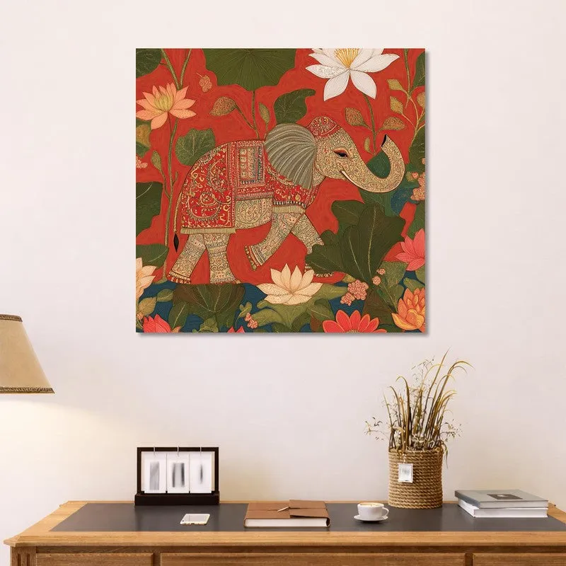 Cultural Gajraj Canvas Wall Art media 3