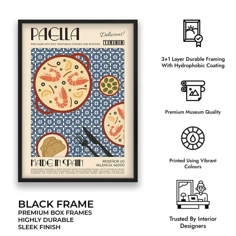 Golden Gourmet Archival Canvas Wall Art - Black media 10