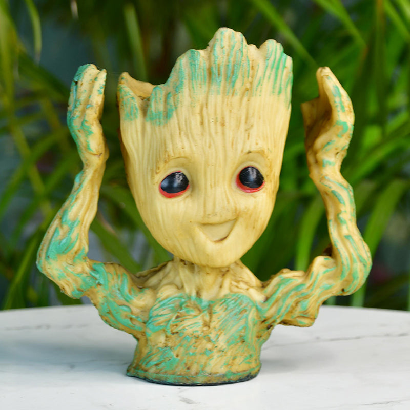 Happy Groot Resin Showpiece