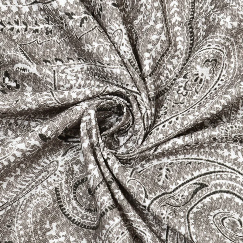 Thaalika Cotton Table Cover - Grey media 4