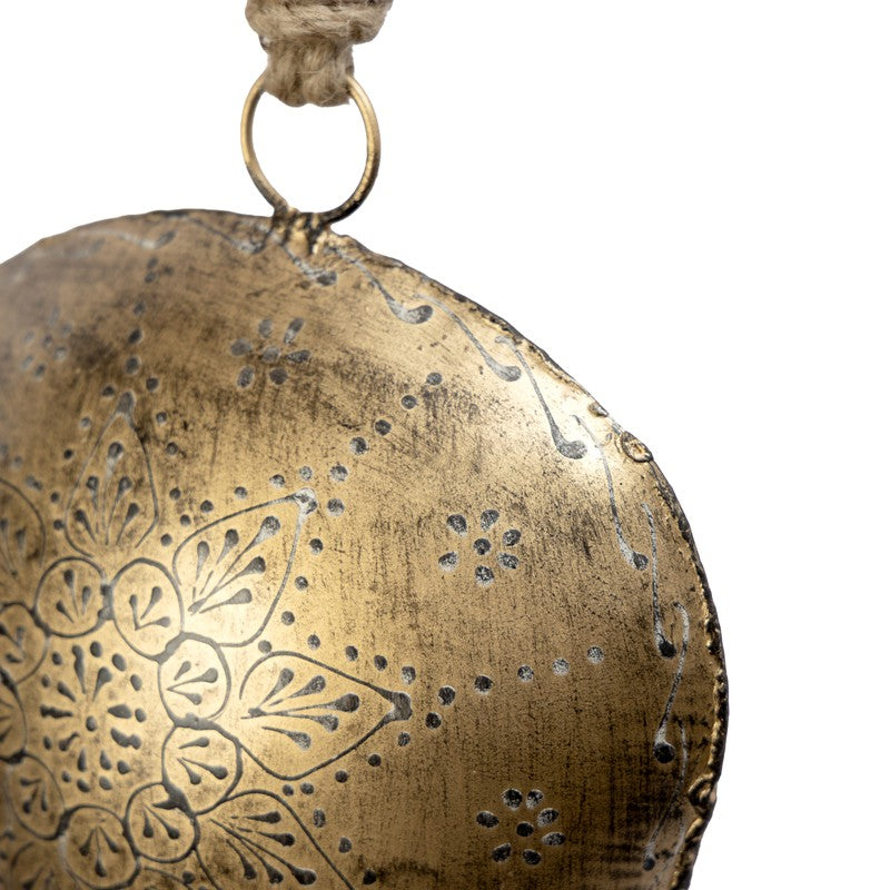 Bellique I Decorative Hanging Bell (Gold) media 5