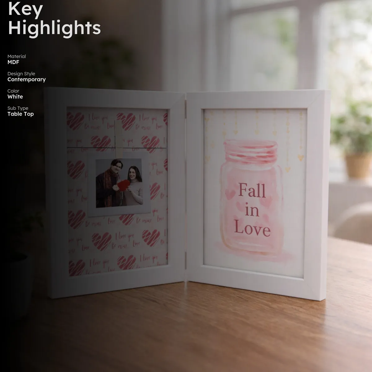 FormHaus MDF Photo Frame - White media 2