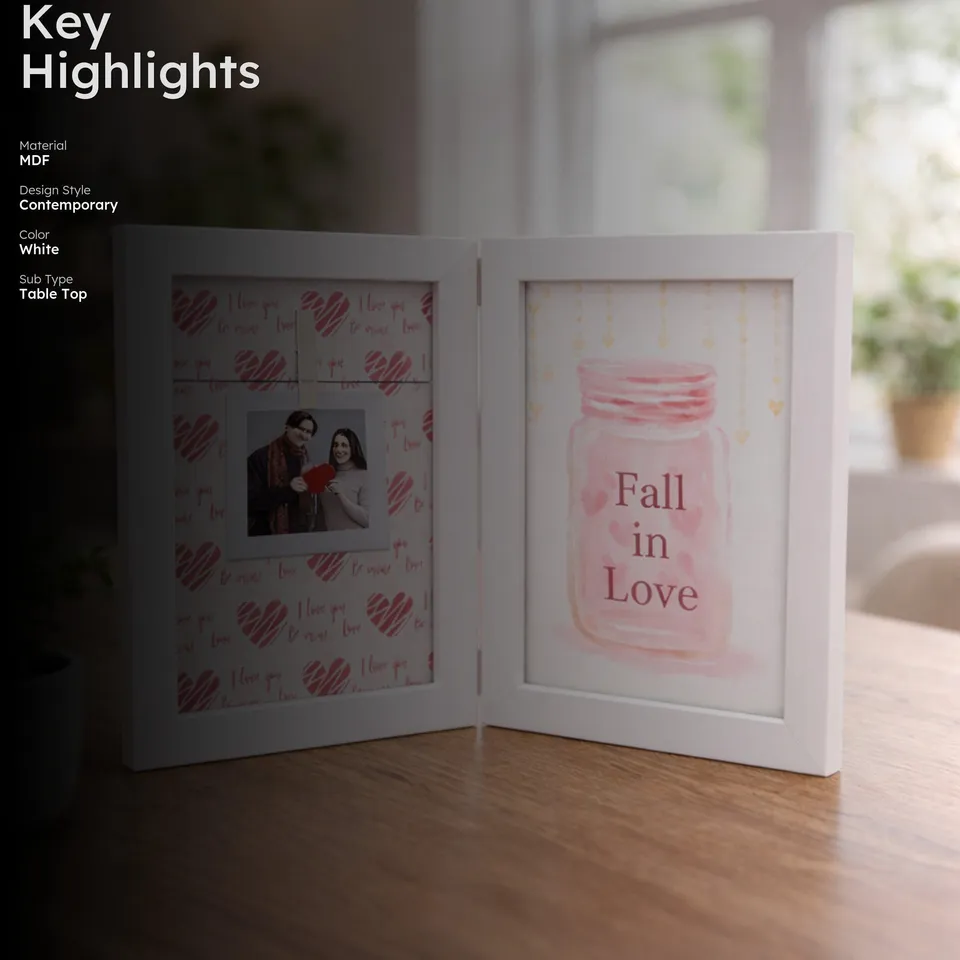 FormHaus MDF Photo Frame - White media 2