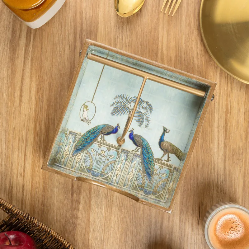 Royal Feather Wooden Tissue Holder media 3
