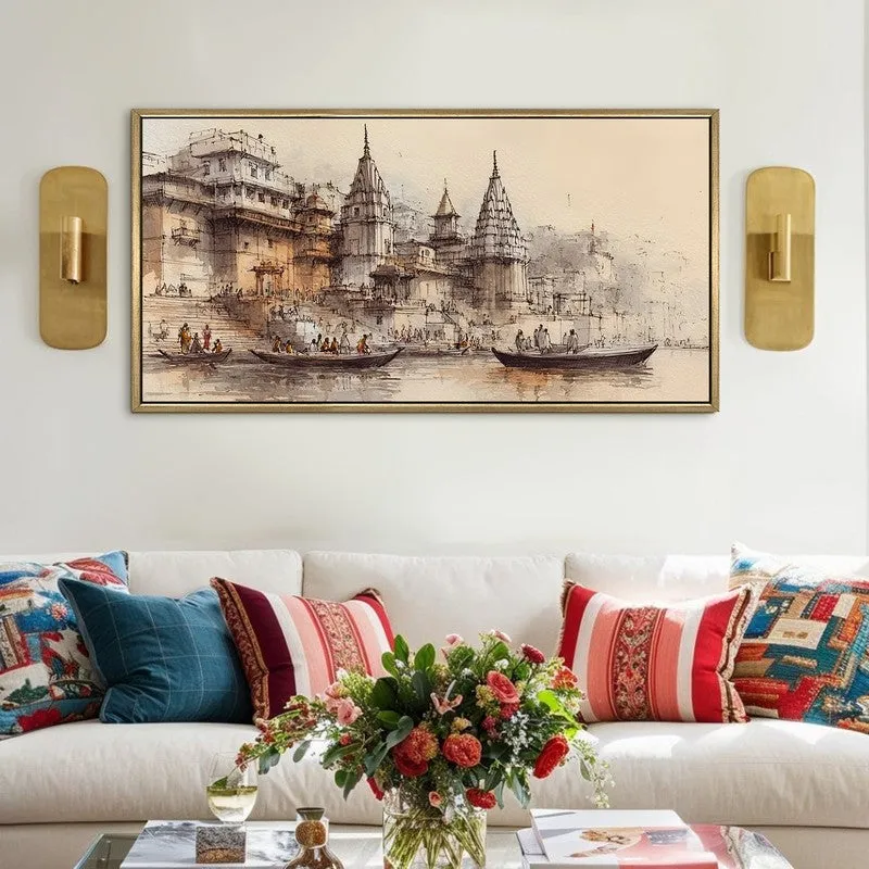 Boats in the Golden Calm Wall Art media 3