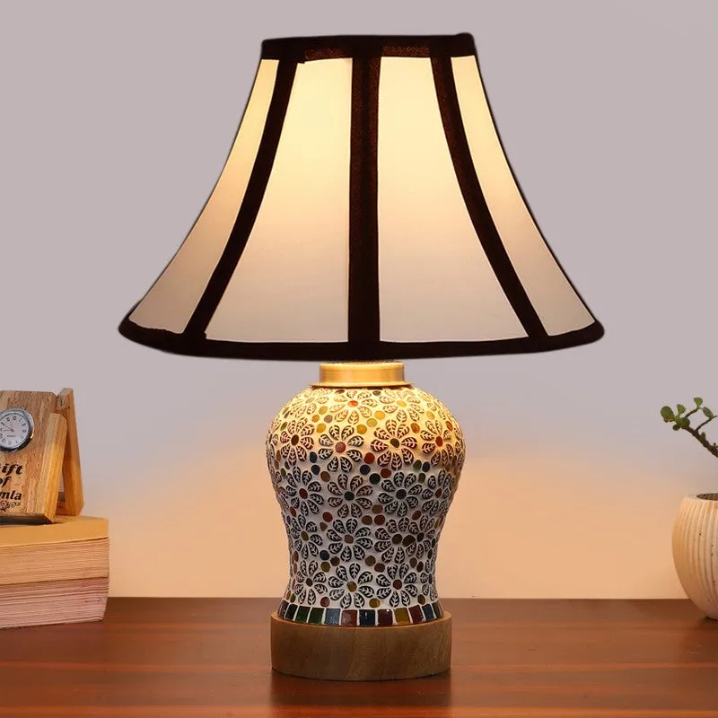 Santora Wooden Table Lamp - Multicolor media 3