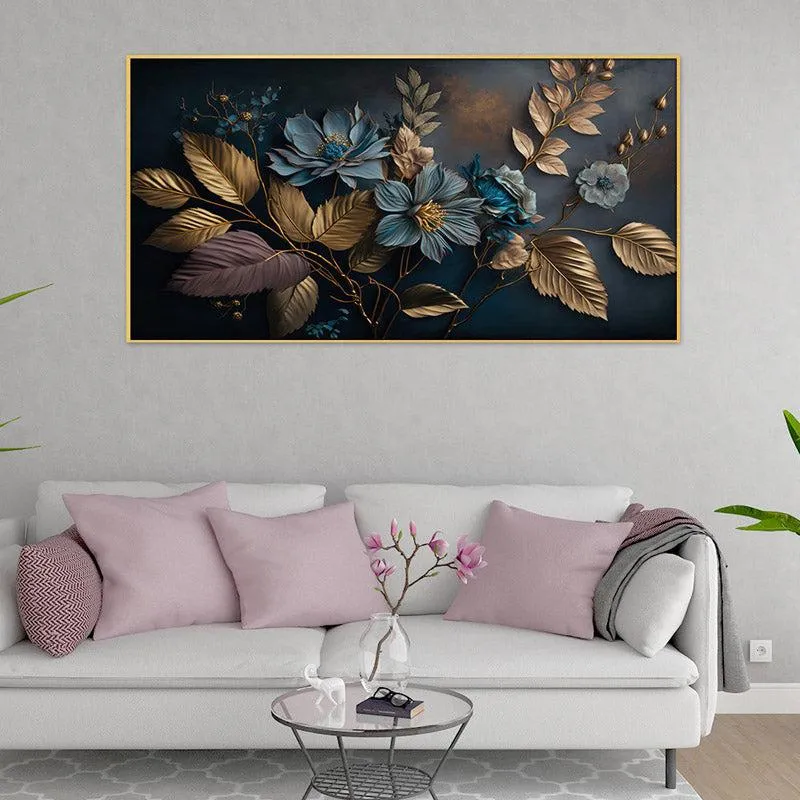 Leontina Floral Wall Painting With Frame media 3