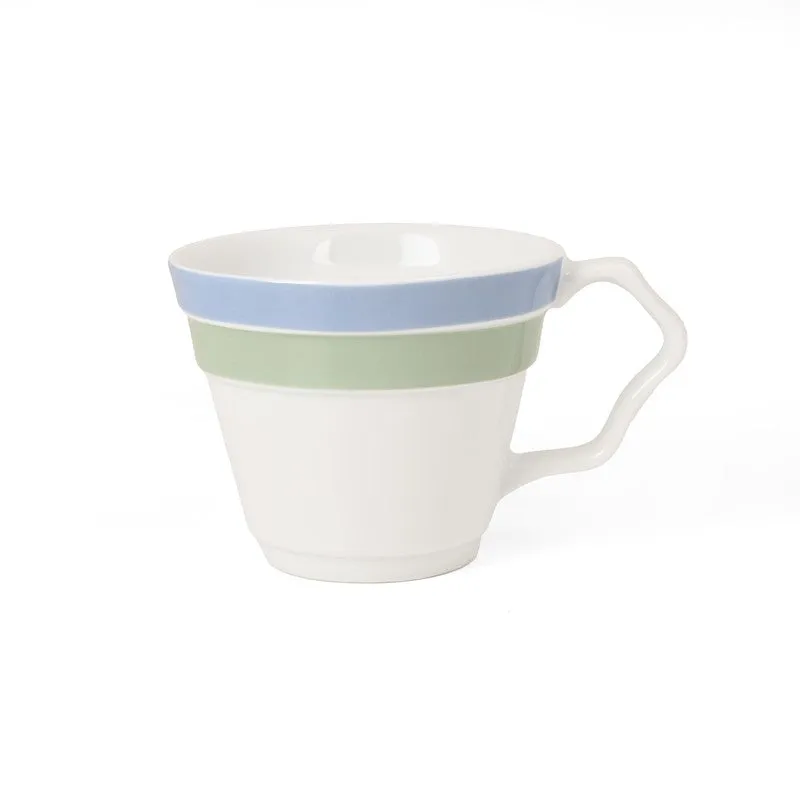 Morning Aura Porcelain Cup & Saucer (220 mL Each) - Twelve Piece Set media 5