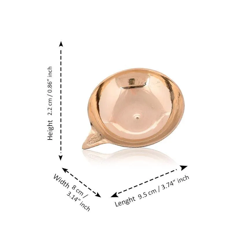 Makar Brass Diya - Set Of Two media 5