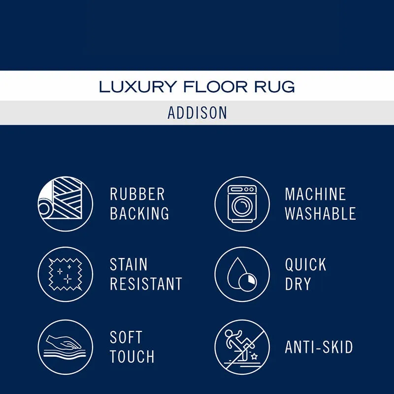 Nautica Riviera Lines Striped Anti-Skid Bath Mat - Dark Grey media 6