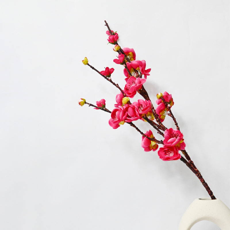 Artificial Plum Blossom Flower Stick media 3