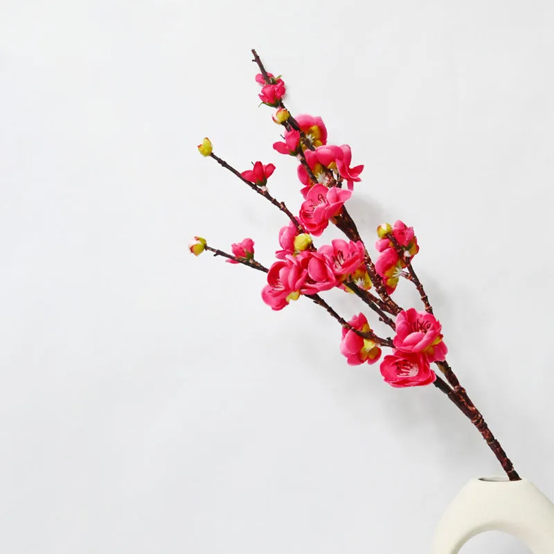 Artificial Plum Blossom Flower Stick media 3