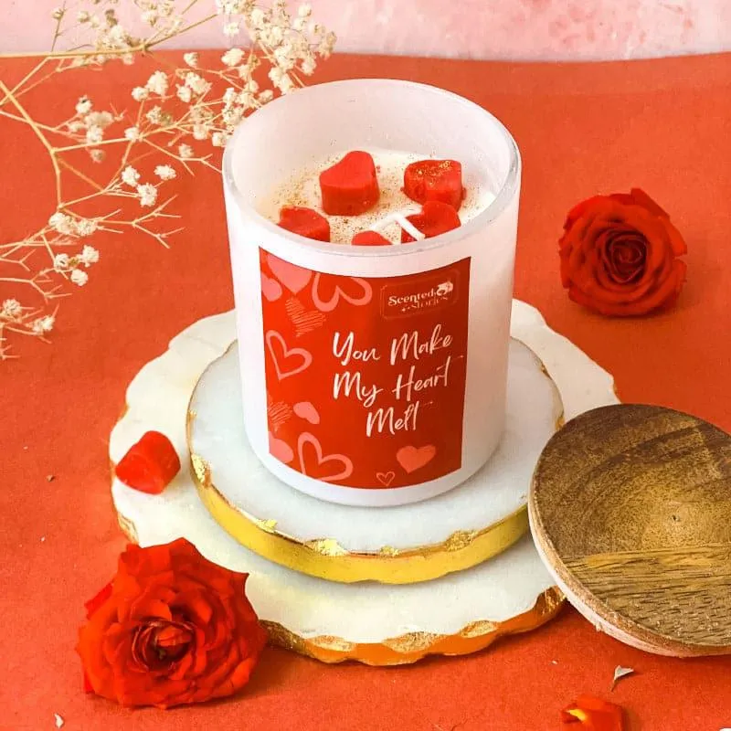 You Make My Heart Melt Scented Candle media 3