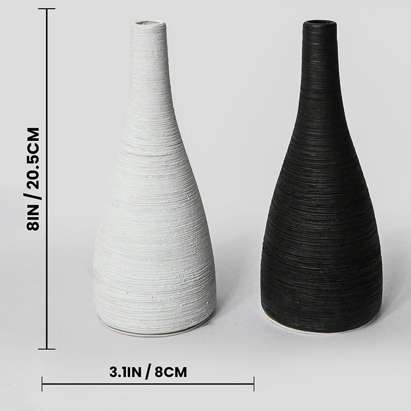 Olyra Ceramic Vase - Set Of Two media 7