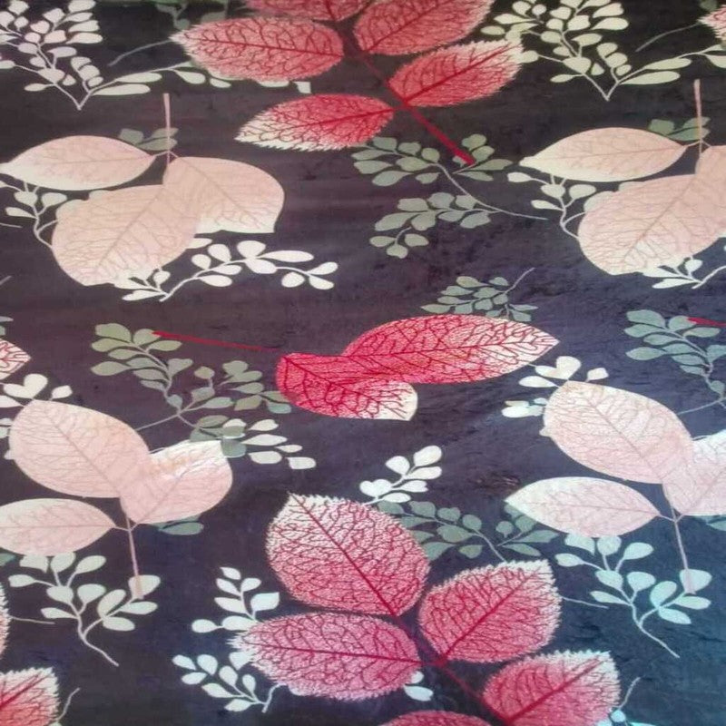 Petalyn Floral Woolen Blanket (Multicolor) - 210 GSM media 3