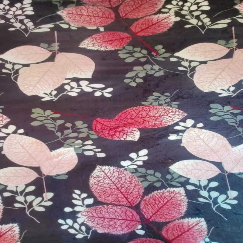 Petalyn Floral Woolen Blanket (Multicolor) - 210 GSM media 3