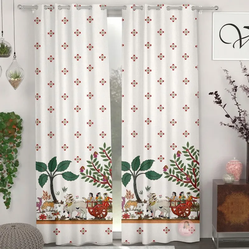 FloralBloom Curtains - Set of Two media 1