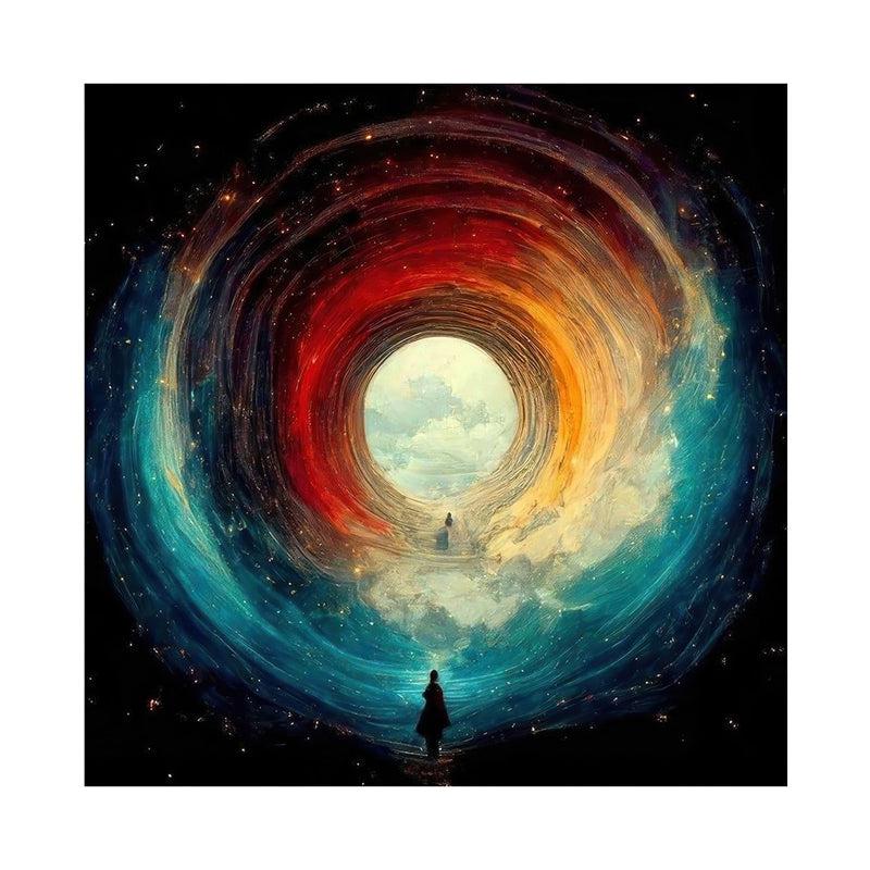 Other-Worldly Tunnel Poly Canvas Wall Painting media 4