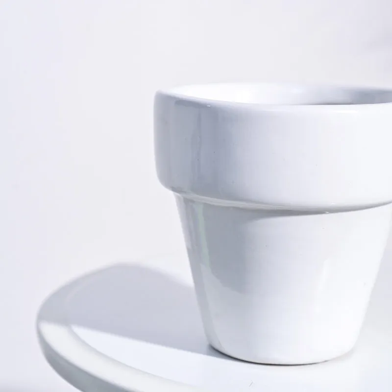 Ugaoo The Dream White Small Ceramic Pot media 4