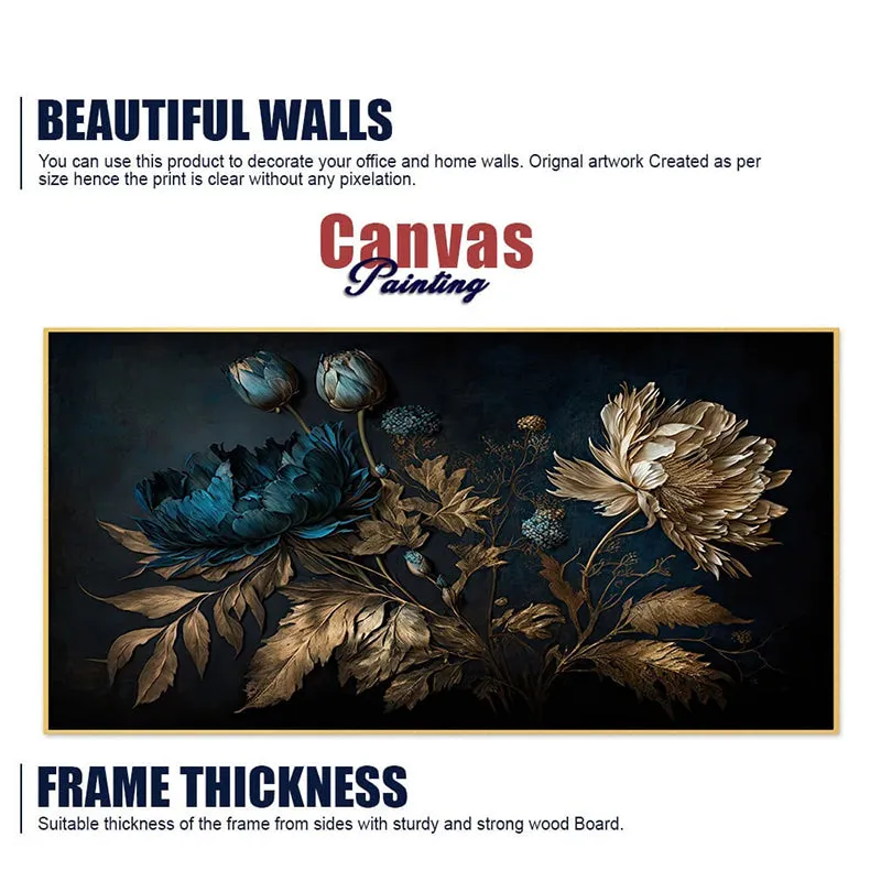 Flora Of Royalty Canvas Wall Painting media 8