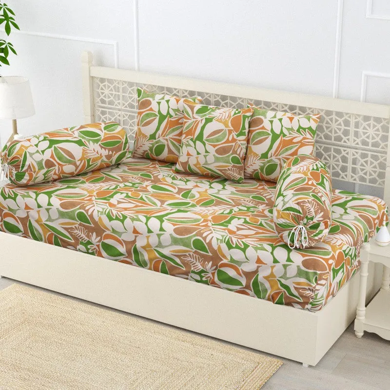 Astoria Floral Cotton Diwan Set - Six Piece Set media 3