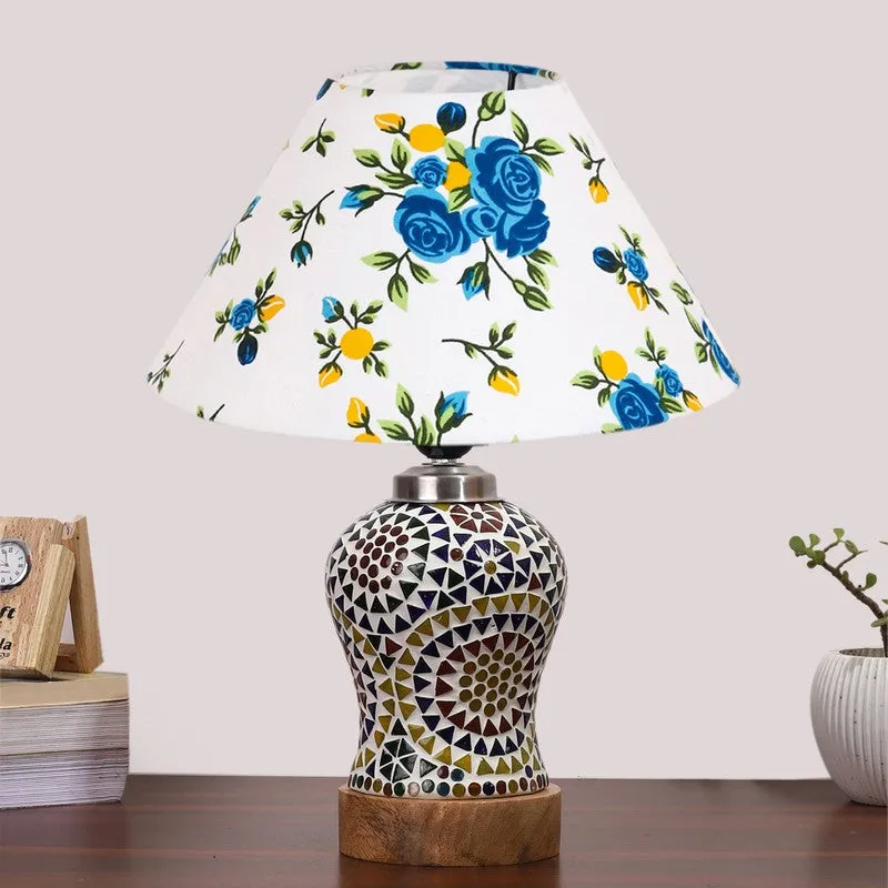 Aurenique Fleur Wooden Table Lamp - Multicolor media 4